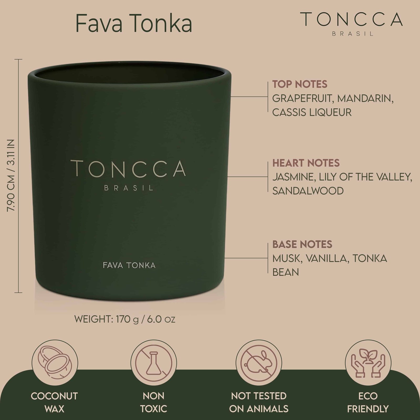 Fava Tonka Candle - Image 2